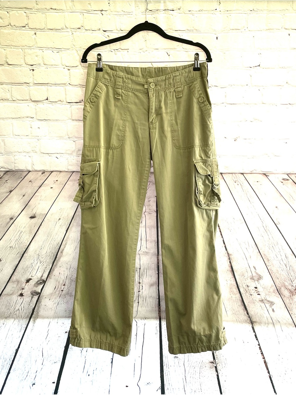 Vtg The North Face Tan Gorpcore Utility Cargo Lightweight Khaki Pants Size 8